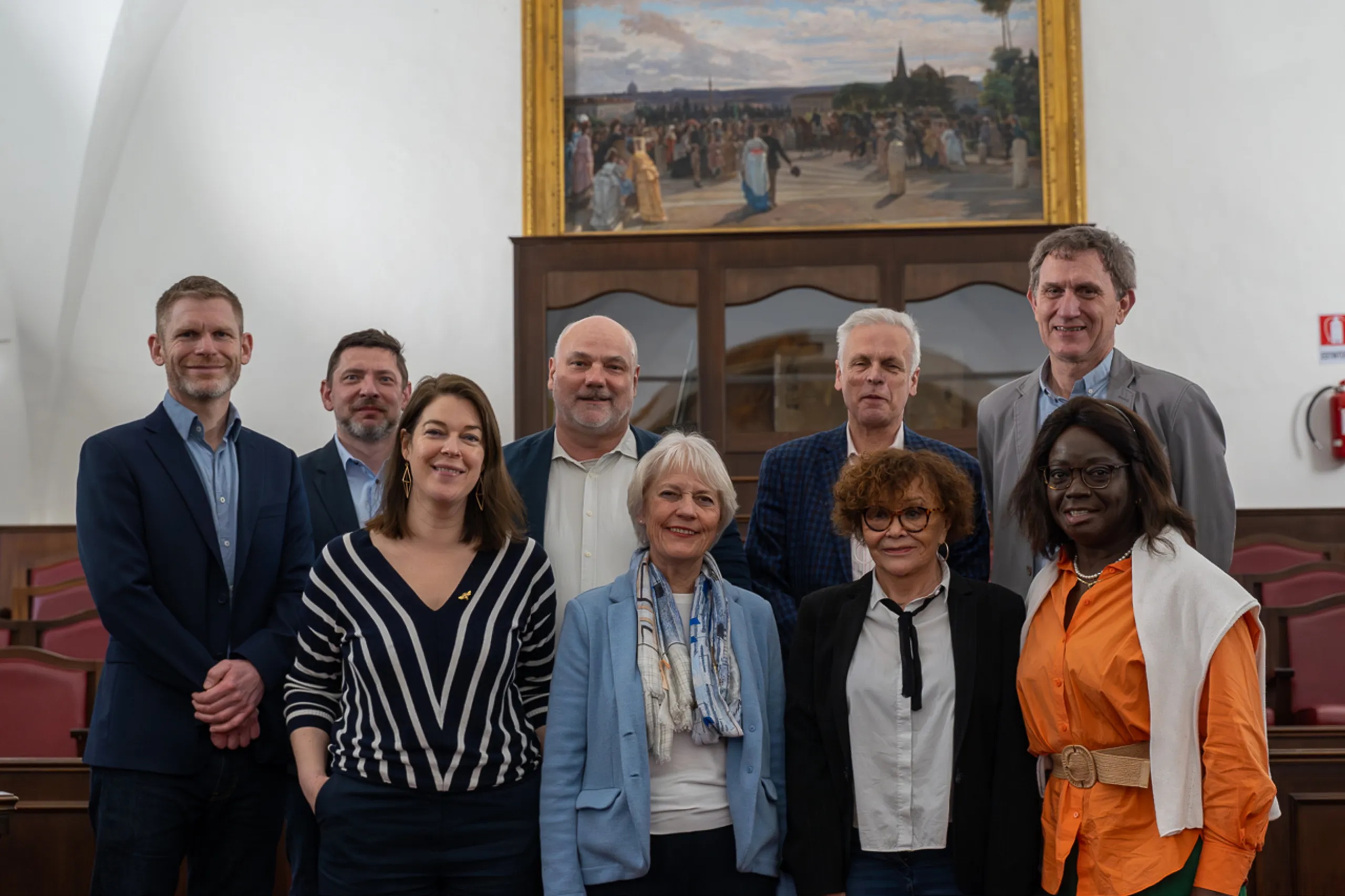 ECTP-CEU’s Executive Committee at the 2024 Spring General Assembly in Napoli, Italy.